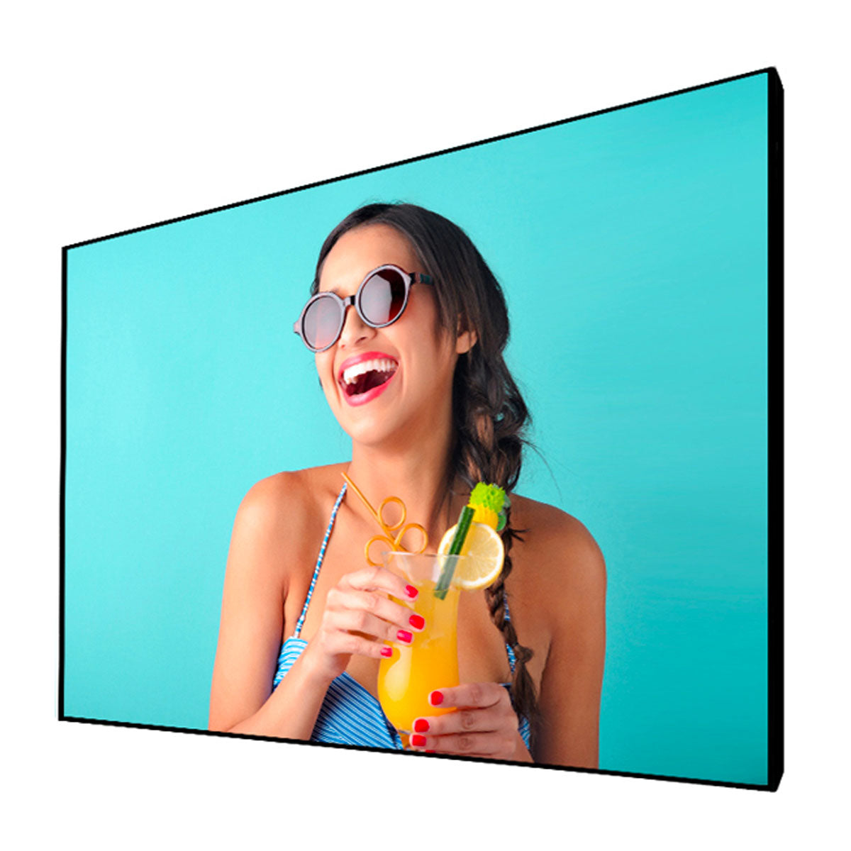 Stewart Filmscreen Balón Edge Home Theater Projector Screen angled front view