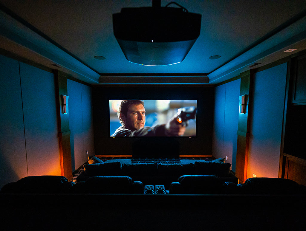 Chawla Home Theater Front Angled View