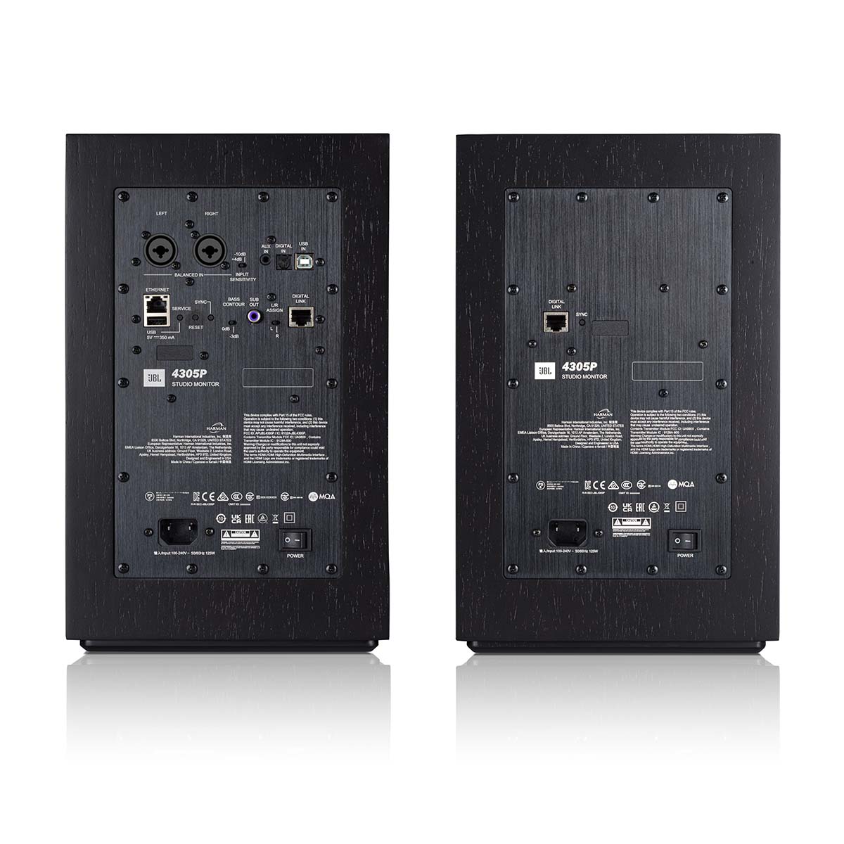 front angle view with no grilles