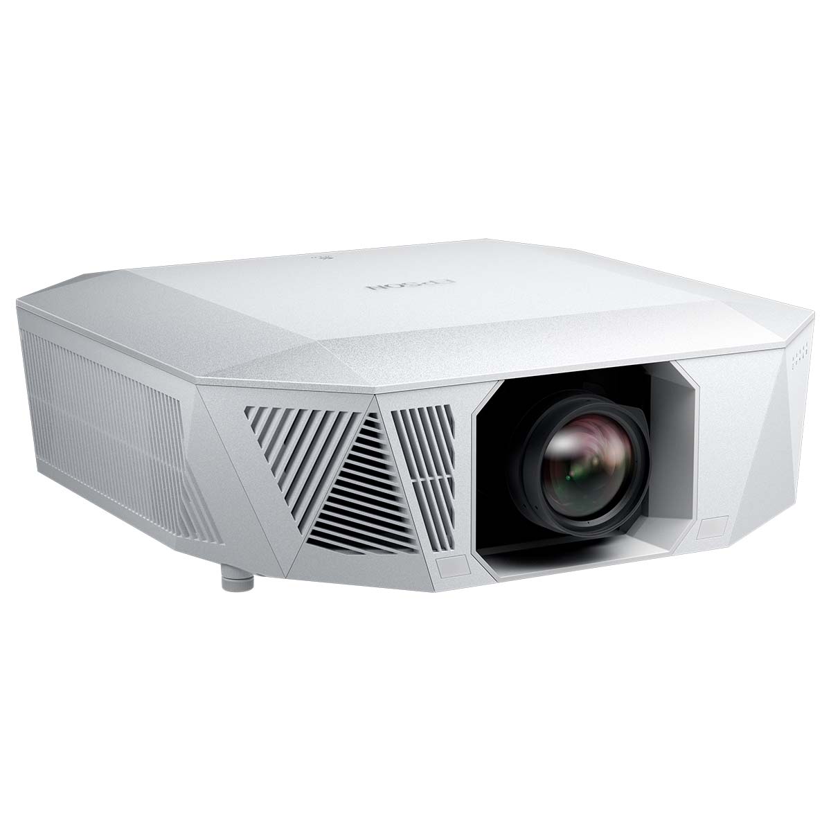 Epson QL7000 4K HDR High-Lumen 3LCD Laser Projector - White front view angled right (lens not included)