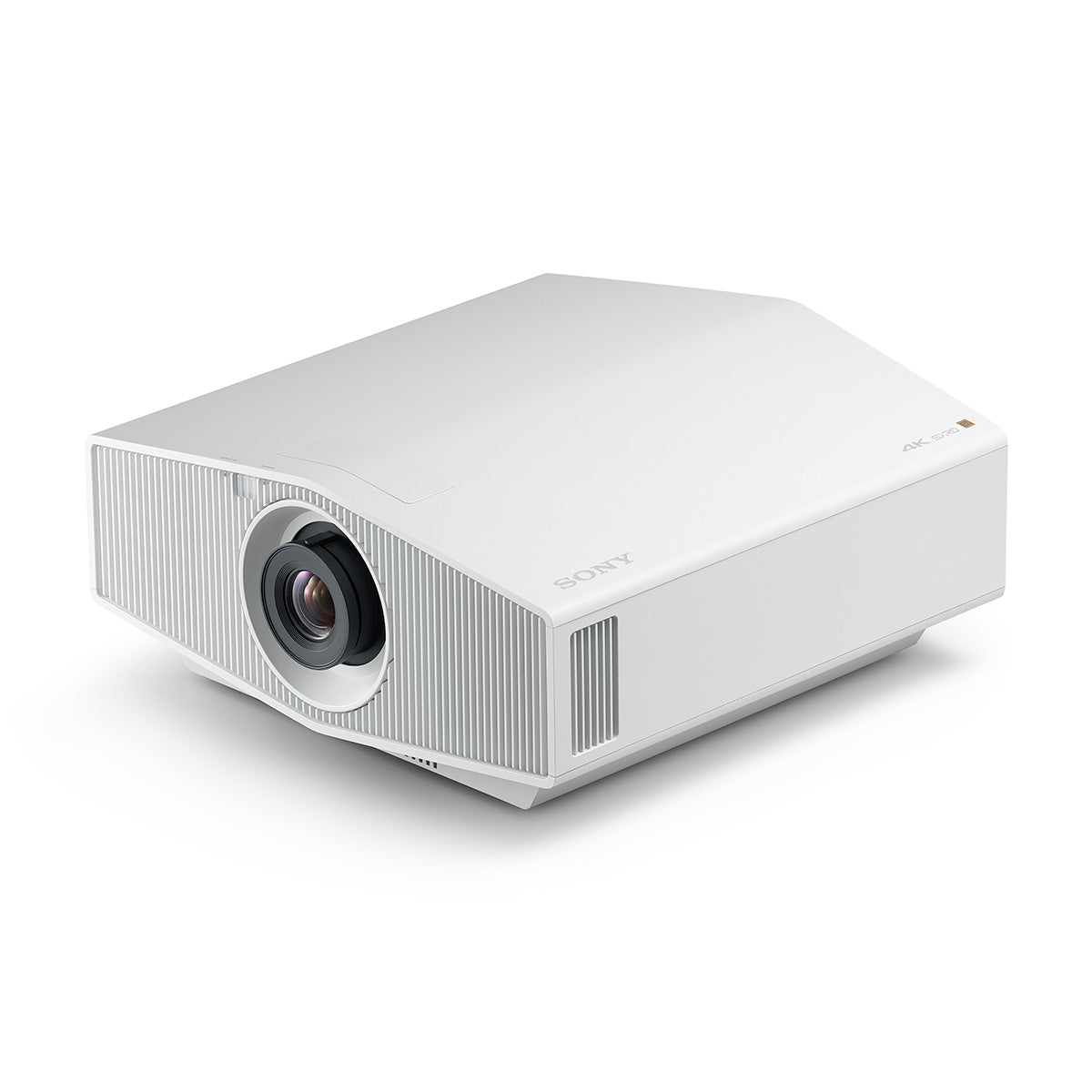 Sony BRAVIA Projector 7 VPL-XW5100ES 4K HDR Projector white front and top view angled left